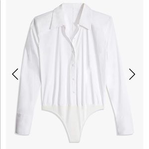 DANIELLE BERNSTEIN BUTTON DOWN BODYSUIT